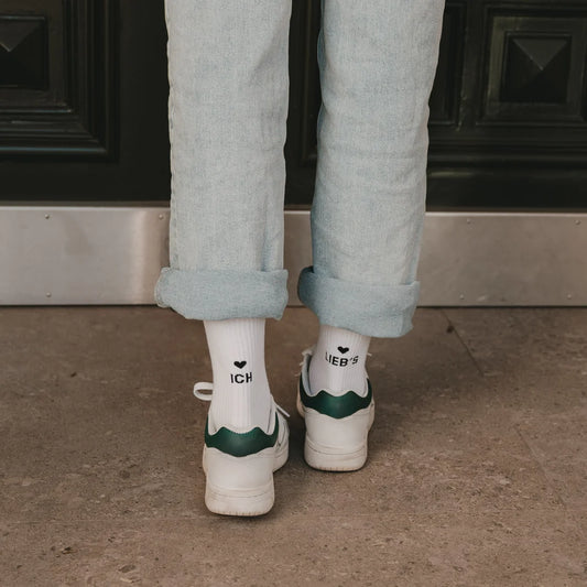 Eulenschnitt Socken "Ich lieb´s" - S