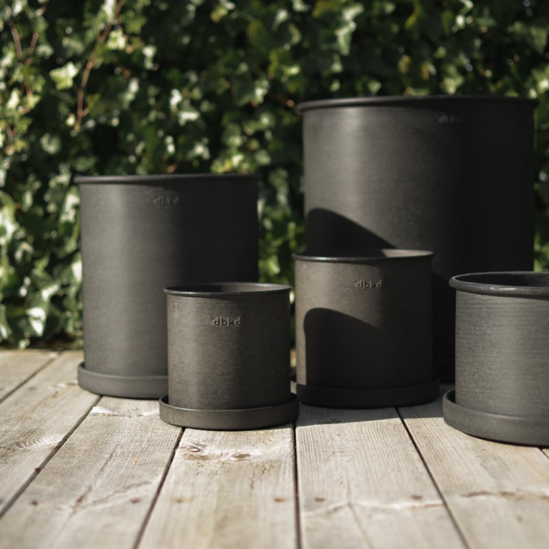 Übertopf/ Plant Pot large- schwarz -40cm