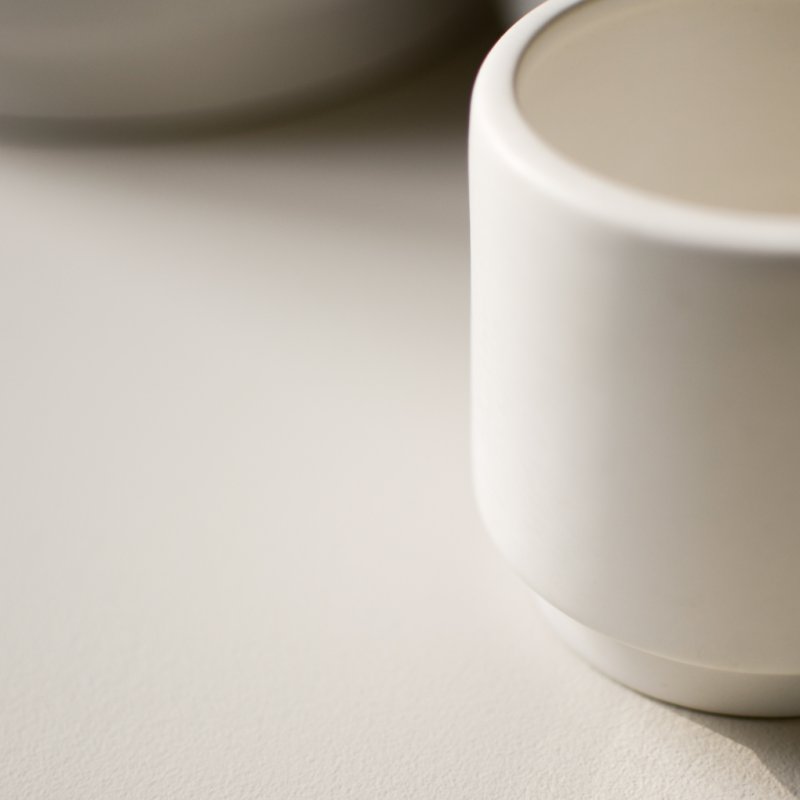 DBKD Solid/ Blumentopf - white