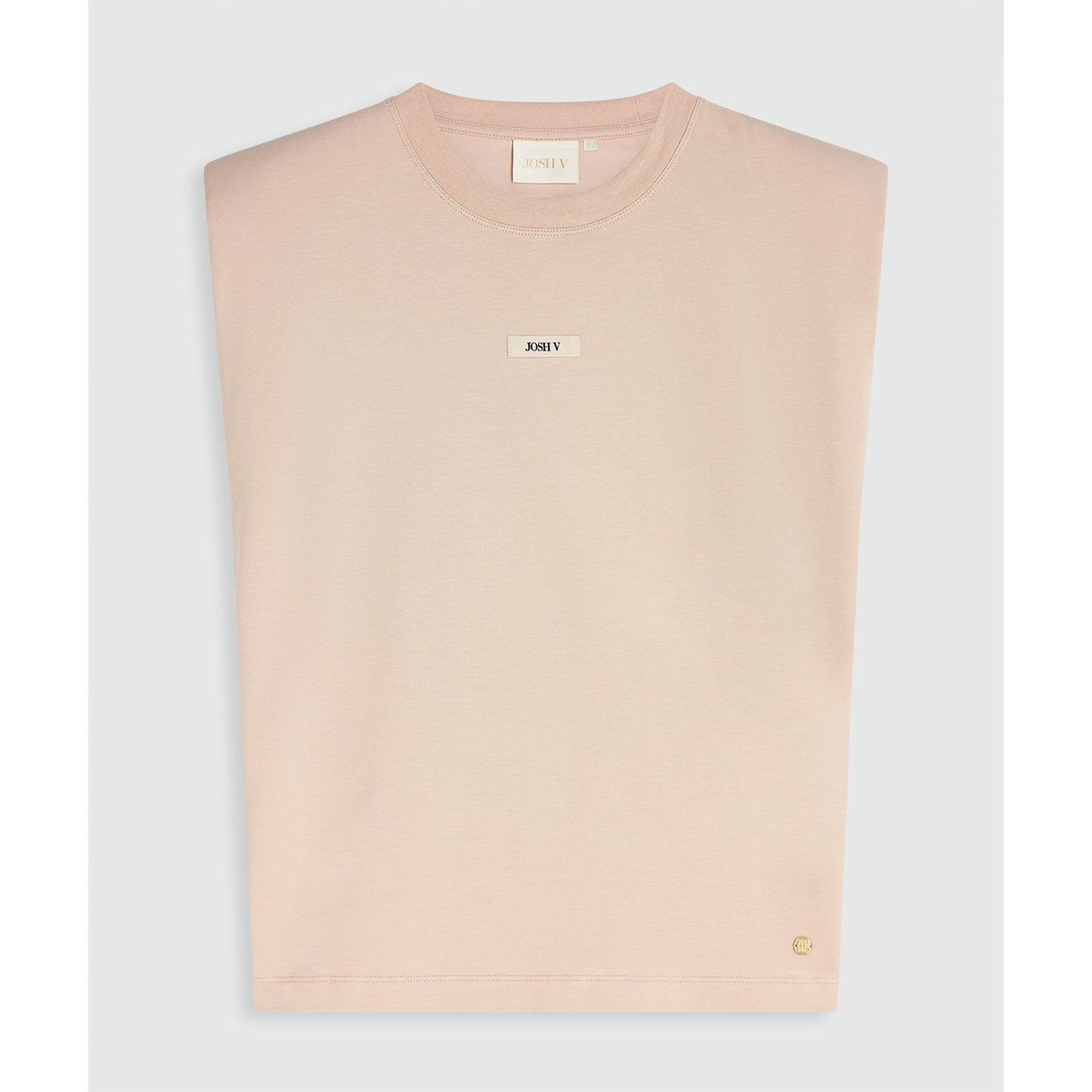 JOSH V SUE T-Shirt in Regular Fit mit Schulterpolstern - dusty pink