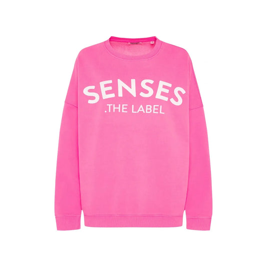 Senses the label Sweatshirt SMI:LLA - vivid pink