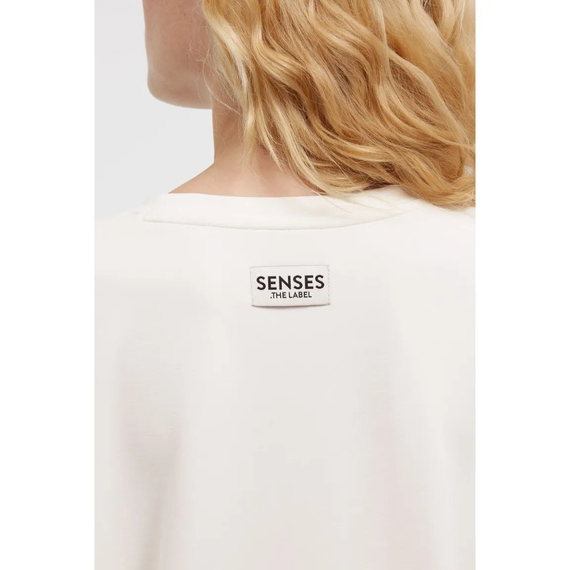 SENSES the Label / Sweatshirt mit Puffprint - ivory