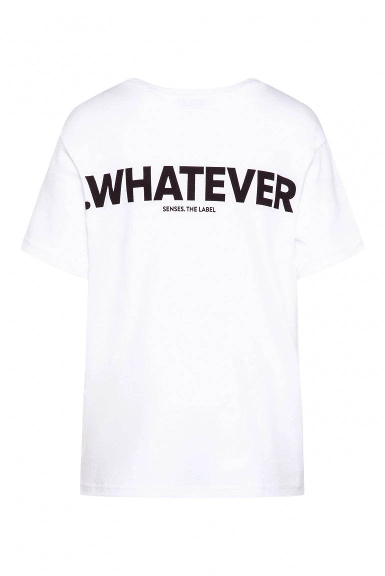 Senses. the label T-Shirt mit Back-Print - opticwhite