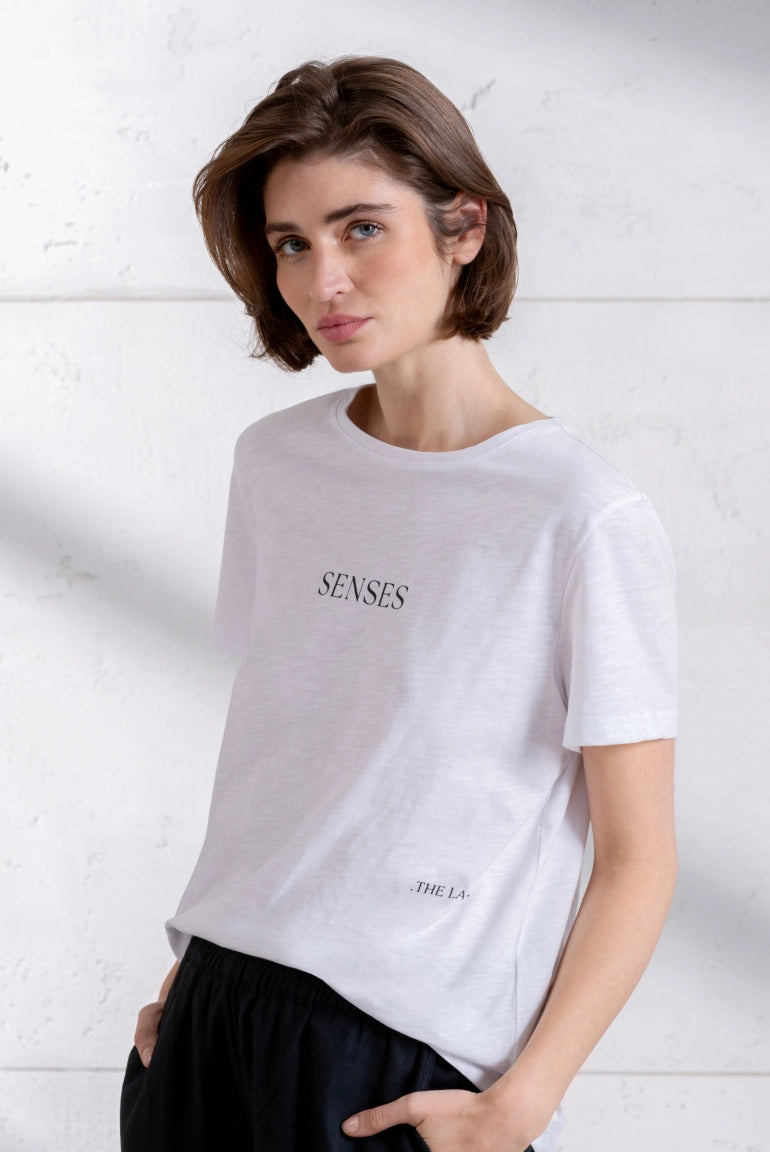Senses. the label T-Shirt - opticwhite