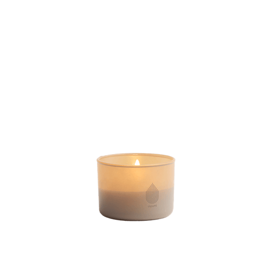 Piffany Copenhagen Uyuni / Glass Candles 8,2x6cm -beige-