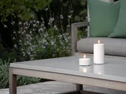Piffany Copenhagen uyuni /LED Pillar Candle -white- 8,4 X 5cm / Outdoorkerze