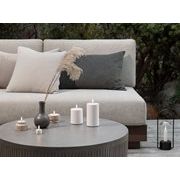 Piffany Copenhagen uyuni/ LED Pillar Candle -white- 10,1x7,8cm / Outdoorkerze
