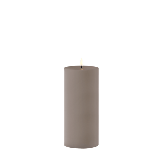 Piffany Copenhagen uyuni /LED Pillar Candle -sandstone- 8,4 X 20cm / Outdoorkerze