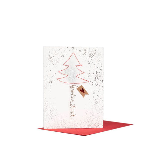 Good old friends - Winterballonkarte -Frohes Fest-