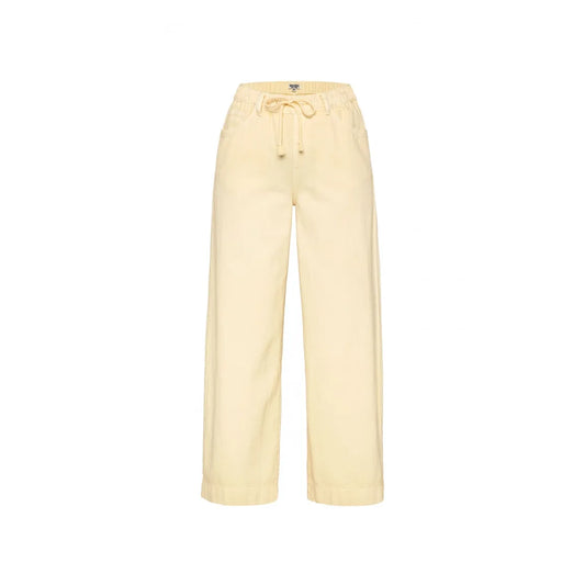 Senses. the Label Wide Leg Jeans AL:EX Mid Waist - butteryellow