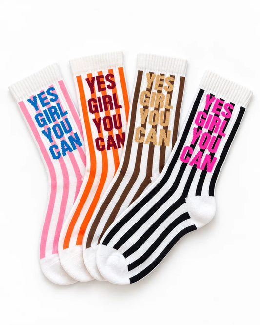 Socke Yes Girl - rosa