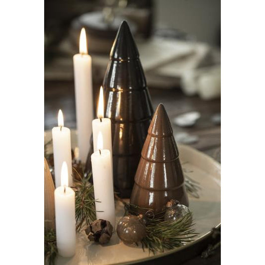 IB Laursen Tannenbaum breite Rillen - schwarz -
