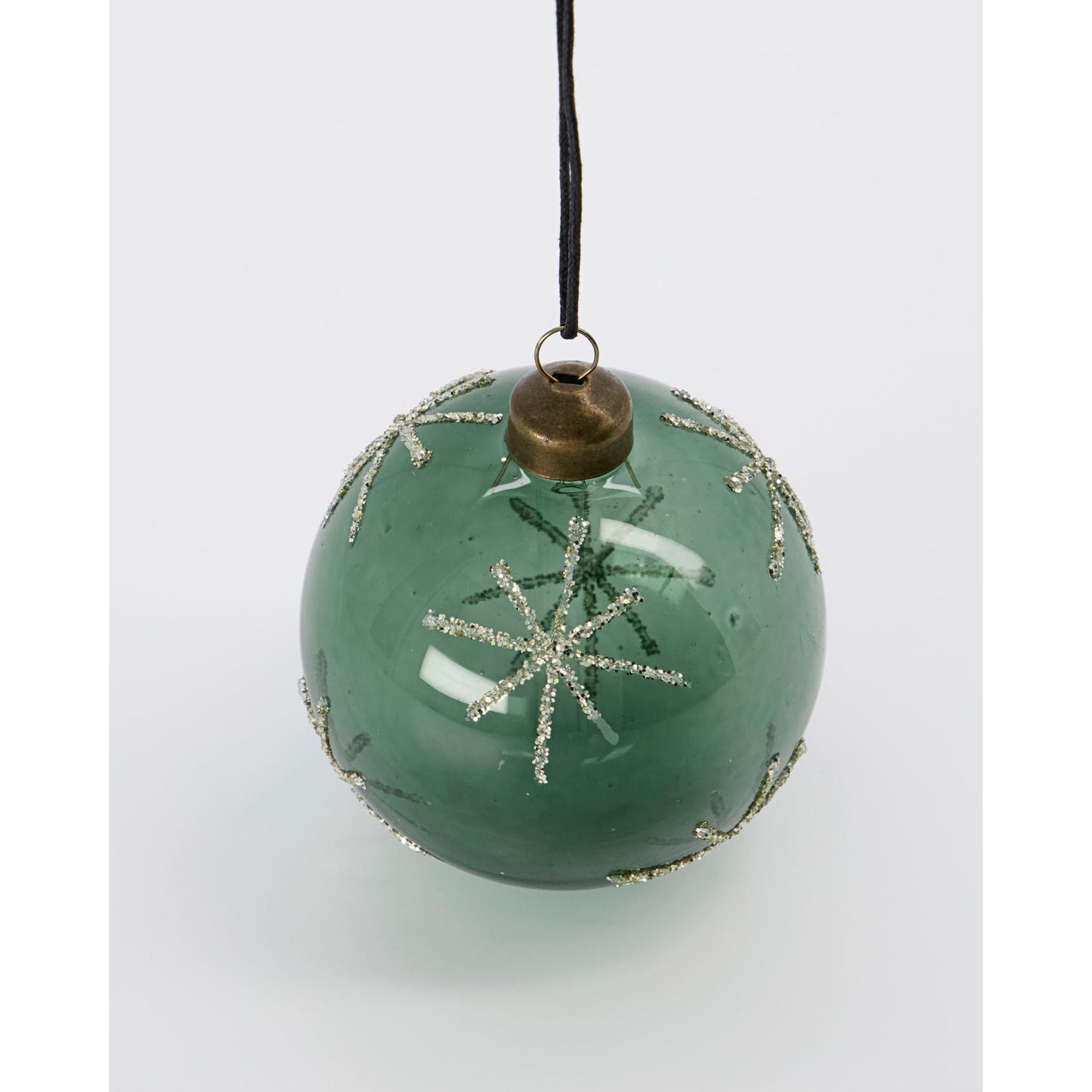 House Doctor Weihnachtsbaumkugel / Ornament Star - green -