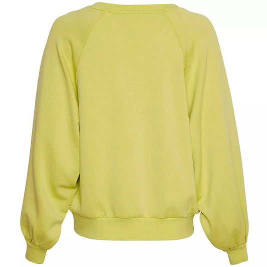 Moss Copenhagen MSCH Nelina Ima Q Raglan V Neck Sweatshirt -endive-