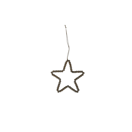 Krasilnikoff Beads Star, medium -gold-
