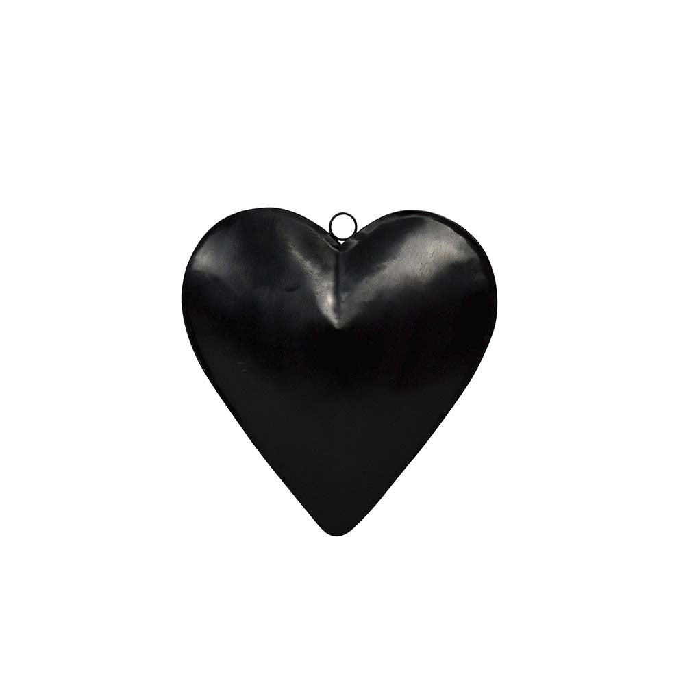 Krasilnikoff Hanging Heart big  -black-