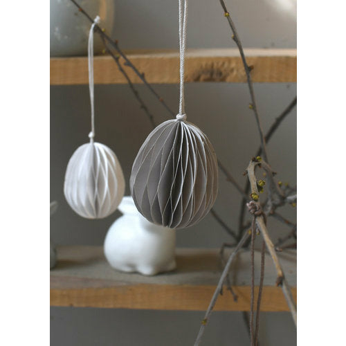 Storefactory Djupdalen - greige hanging decoration - Osterei grau