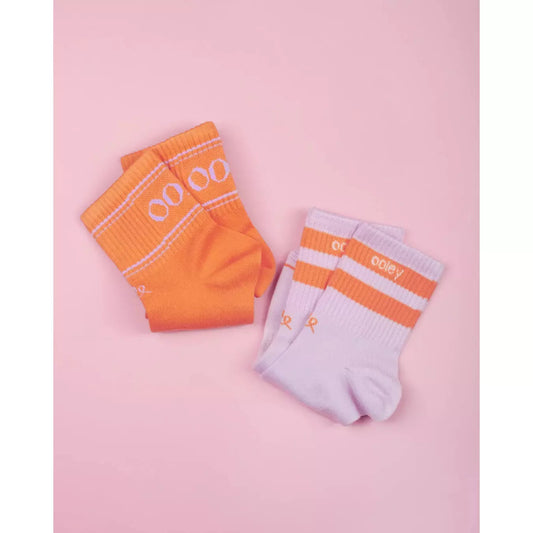 le ooley Socke - Peach Strawberry - Gr. 35-38