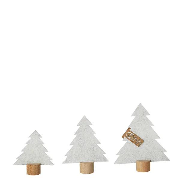 Lübech Living Filz Baum small - white -