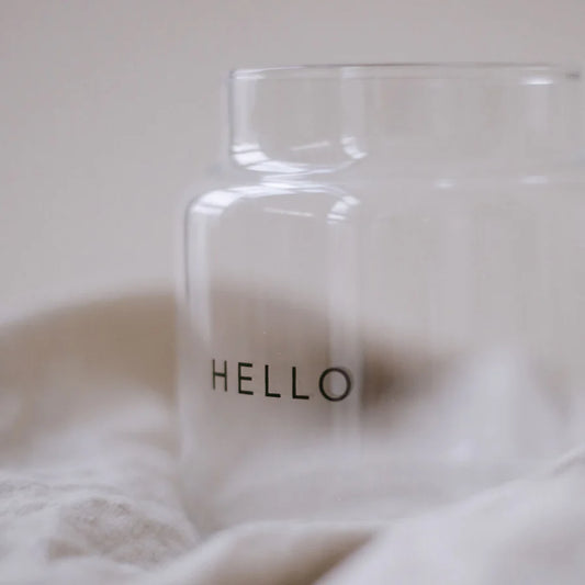 Eulenschnitt Vase - medium - Hello